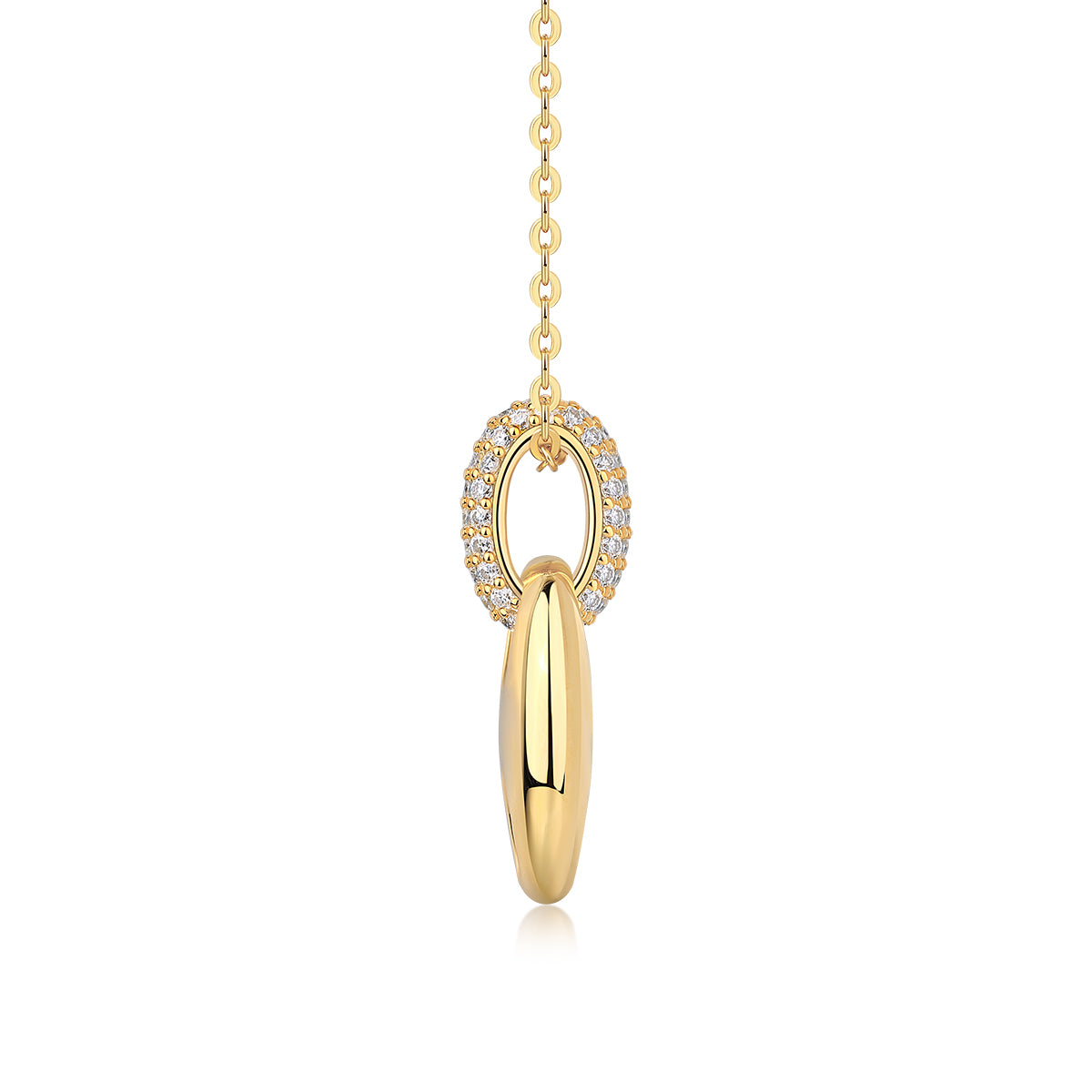 Cloud Roll And Cloud Spread - A Fashionable And Trendy Necklace Pendant Set With Top-quality Moissanite S925 And Silver Plated With Gold Can Be Tested With A Diamond Pen
