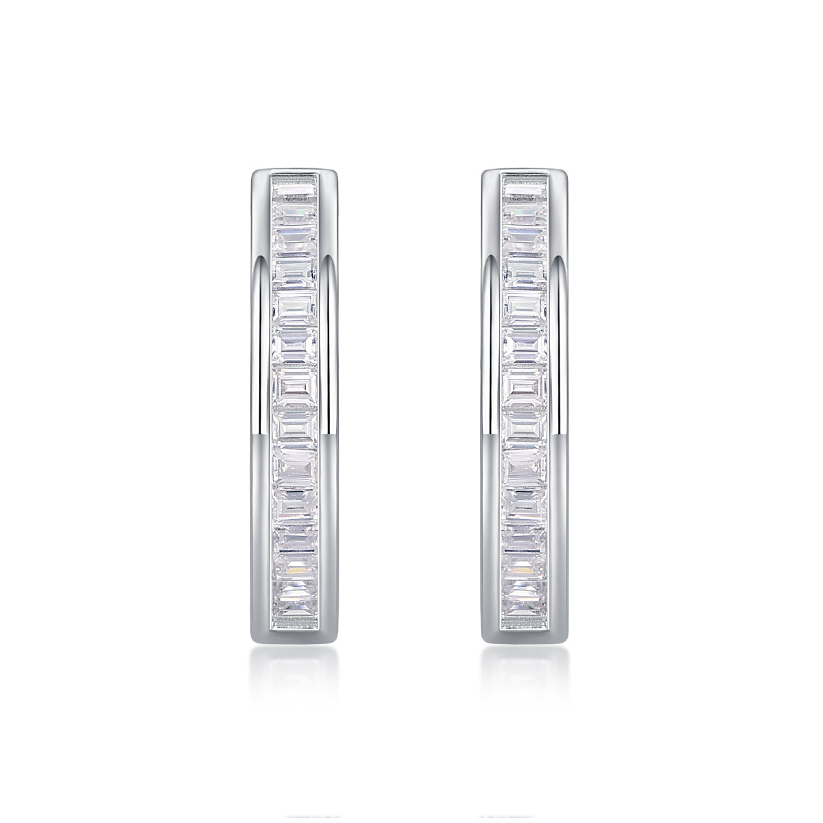 Dawn Break - Premium Moissanite Luxury Fashion Light Luxury Jewelry Silver Stud Earrings S925 Silver Plated Platinum