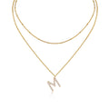 Engraved With Top-quality Moissanite, This Luxurious And Fashionable Minimalist Jewelry Consists Of A Silver Pendant Necklace, A Collar Chain, And S925 Silver Electroplated With Gold.