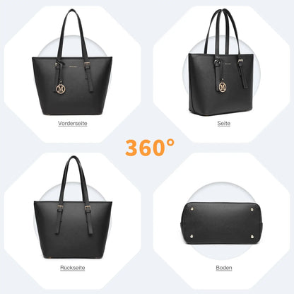 Miss Lulu WOMEN'S Handbag Big Shopper bag Handle bag Tote Bag for school Work Daily Perfect gift