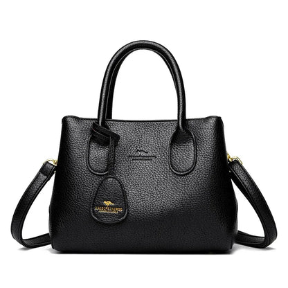 3-layer Design Women's Handbags Luxury Shoulder Crossbody Bags High Quality Soft Leather Bag Ladies Fashion Messenger Sac A Main