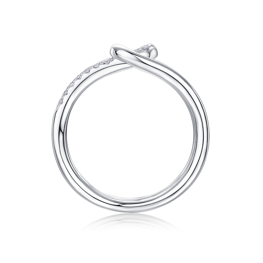 Interlocking - A Wedding Ring Set With Top-quality Moissanite S925 Silver And Platinum-plated Diamond Can Be Inspected With A Diamond Pen